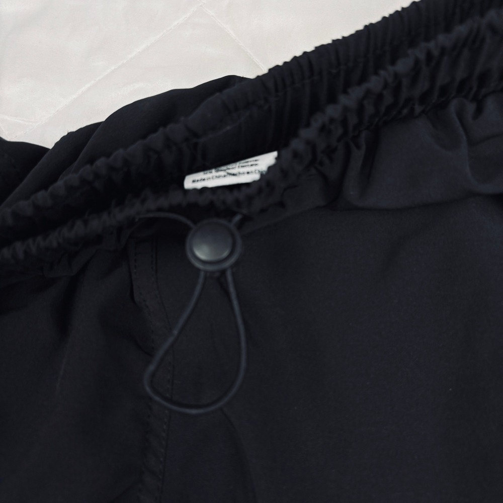 Born Outdoor Black Jogger Pants Womens XL Elastic Waist Zip Pockets Stretch - Picture 4 of 13